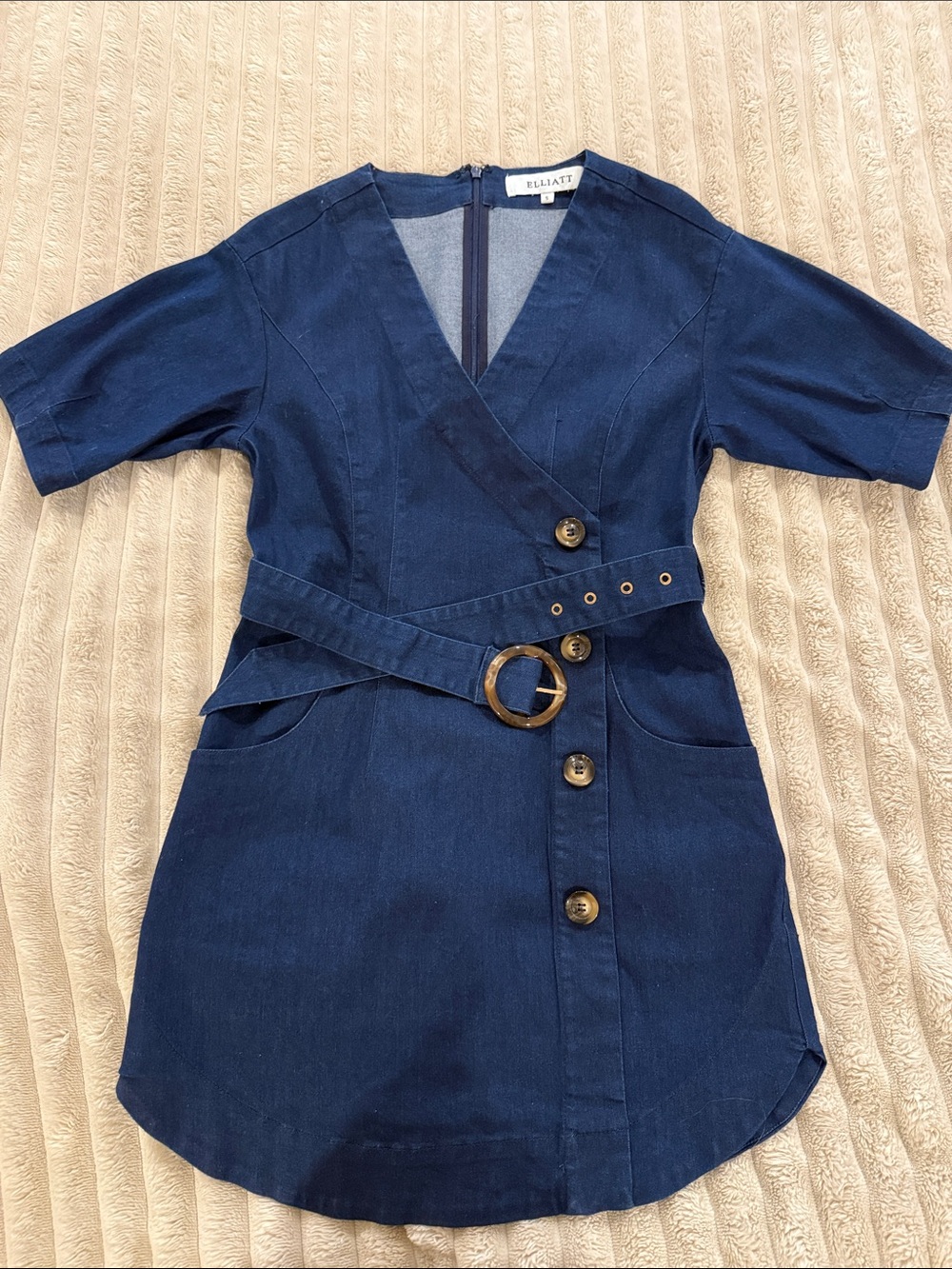 Elliatt Denim Mini Dress - Picture 2 of 4